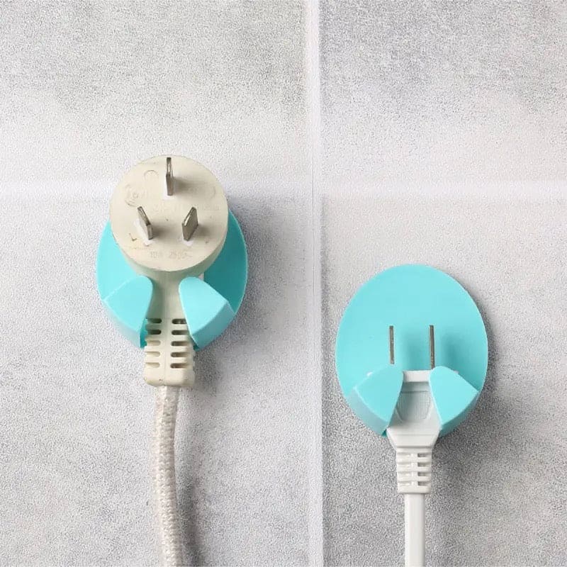 Set Of 2 Cuddle Hook, Self Adhesive Plug Holder, Multipurpose Wall Hook, Wall Plug Hook Bracket, Punch Power Cord Socket Hook, Household Practical Gum Hooks Set Of 2 Cuddle Hook, Self Adhesive Plug Holder, Multipurpose Wall Hook, Wall Plug Hook Bracket, Punch Power Cord Socket Hook, Household Practical Gum Hooks